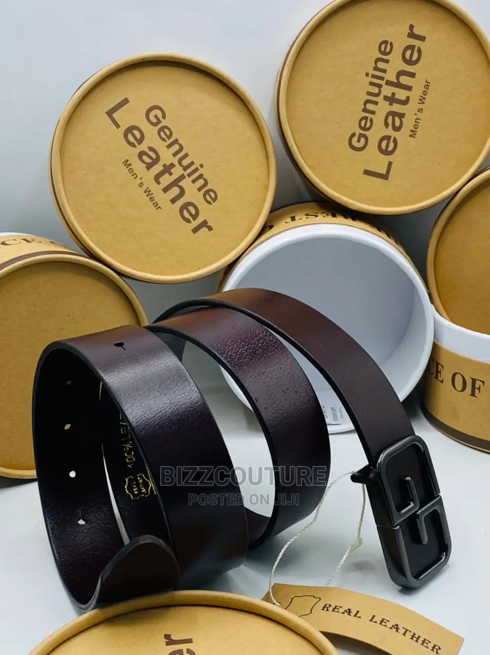 Original GUCCI Leather Belt Available in Store