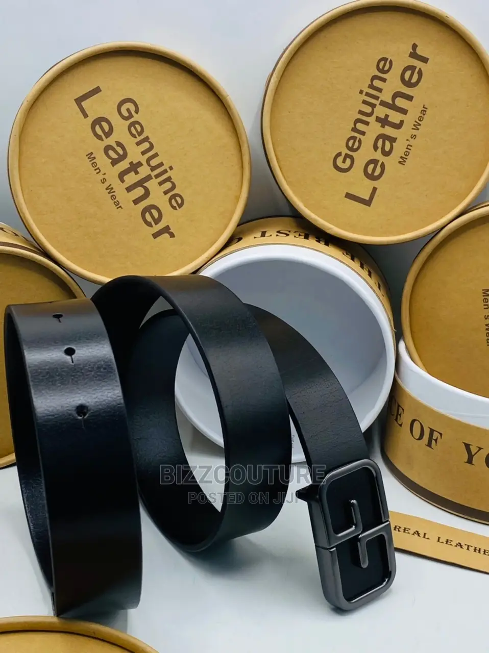 Original GUCCI Leather Belt Available in Store