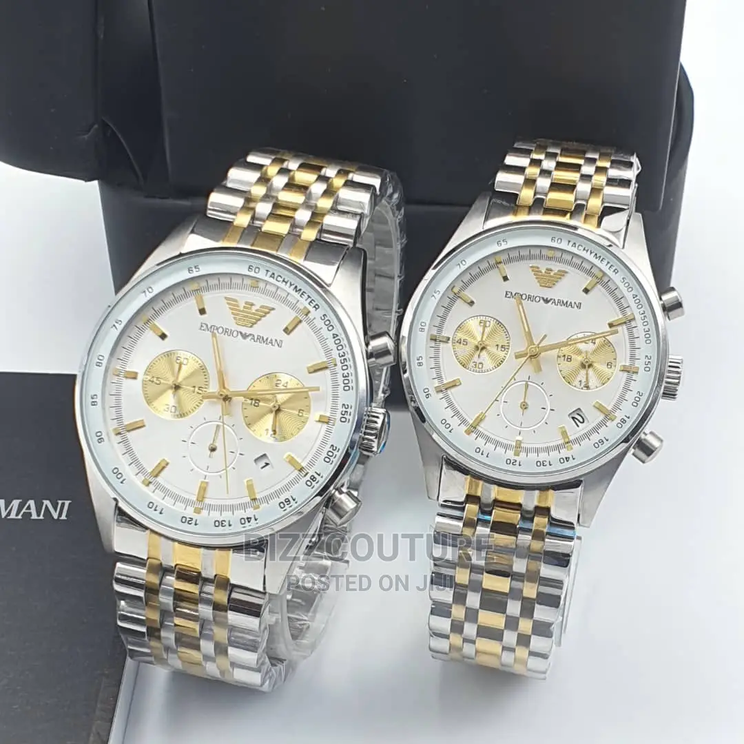 Original EMPORIO ARMANI Couples Watch Available in Store