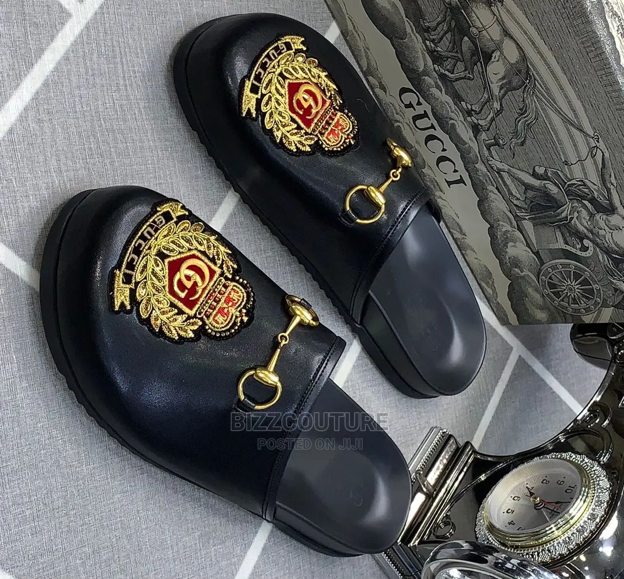 Original GUCCI Half Shoes Available in Store