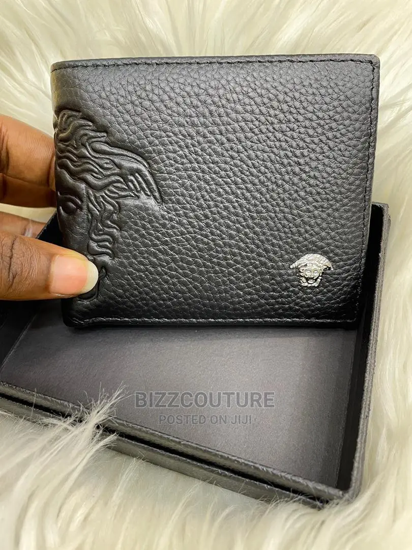 Original VERSACE Leather Wallets Available in Store