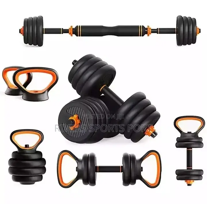 50kg 4in1 Weight Set. Dumbbell, Barbell, Kettlebell Pushup
