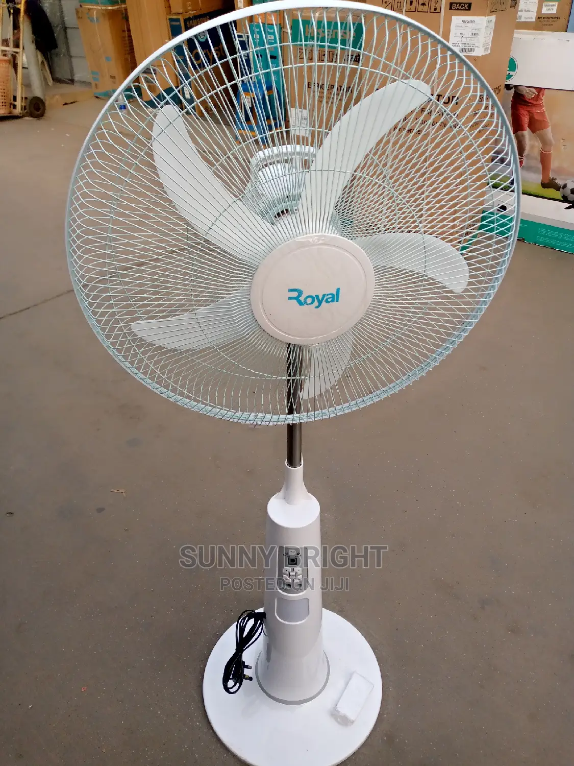 Royal Standing Rechargeable Fan