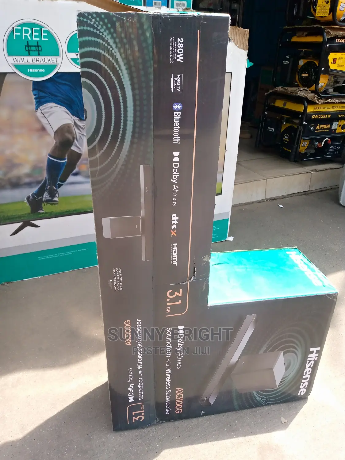 Hisense Soundbar Wireless Subwoofer 280w