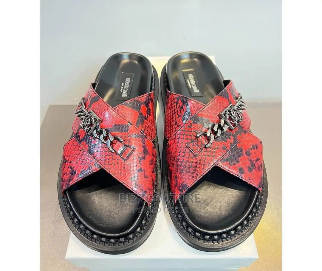 Original Italian ROBERTO CAVALLI Sandals Available in Store