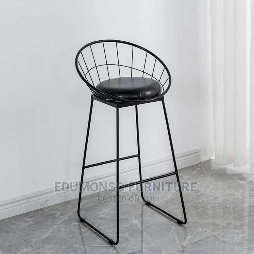 Bar Stool With High Stool Bar Kitchen in Nordic Style