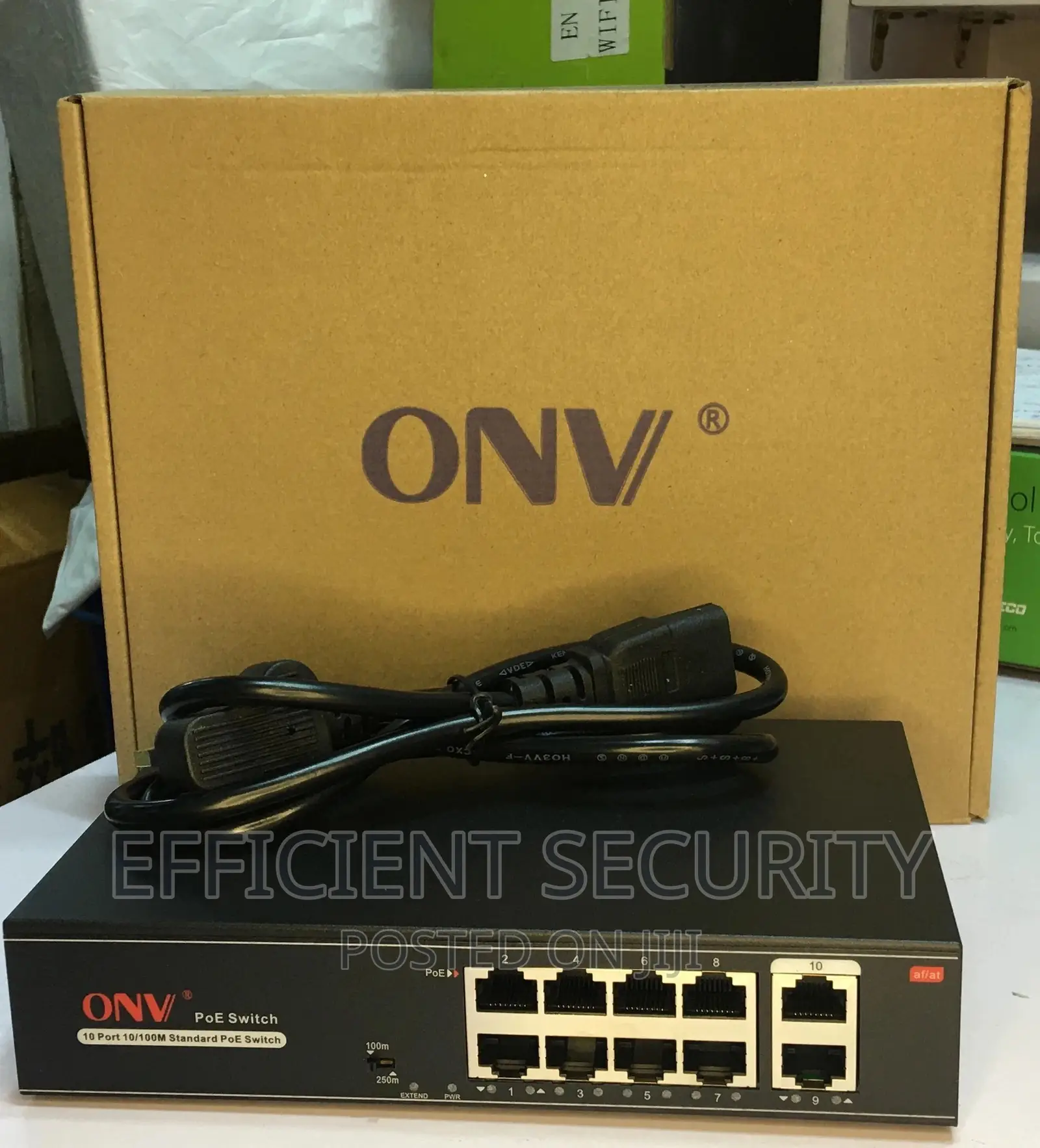 ONV 8-Port Poe Switch With 2 Uplink Port