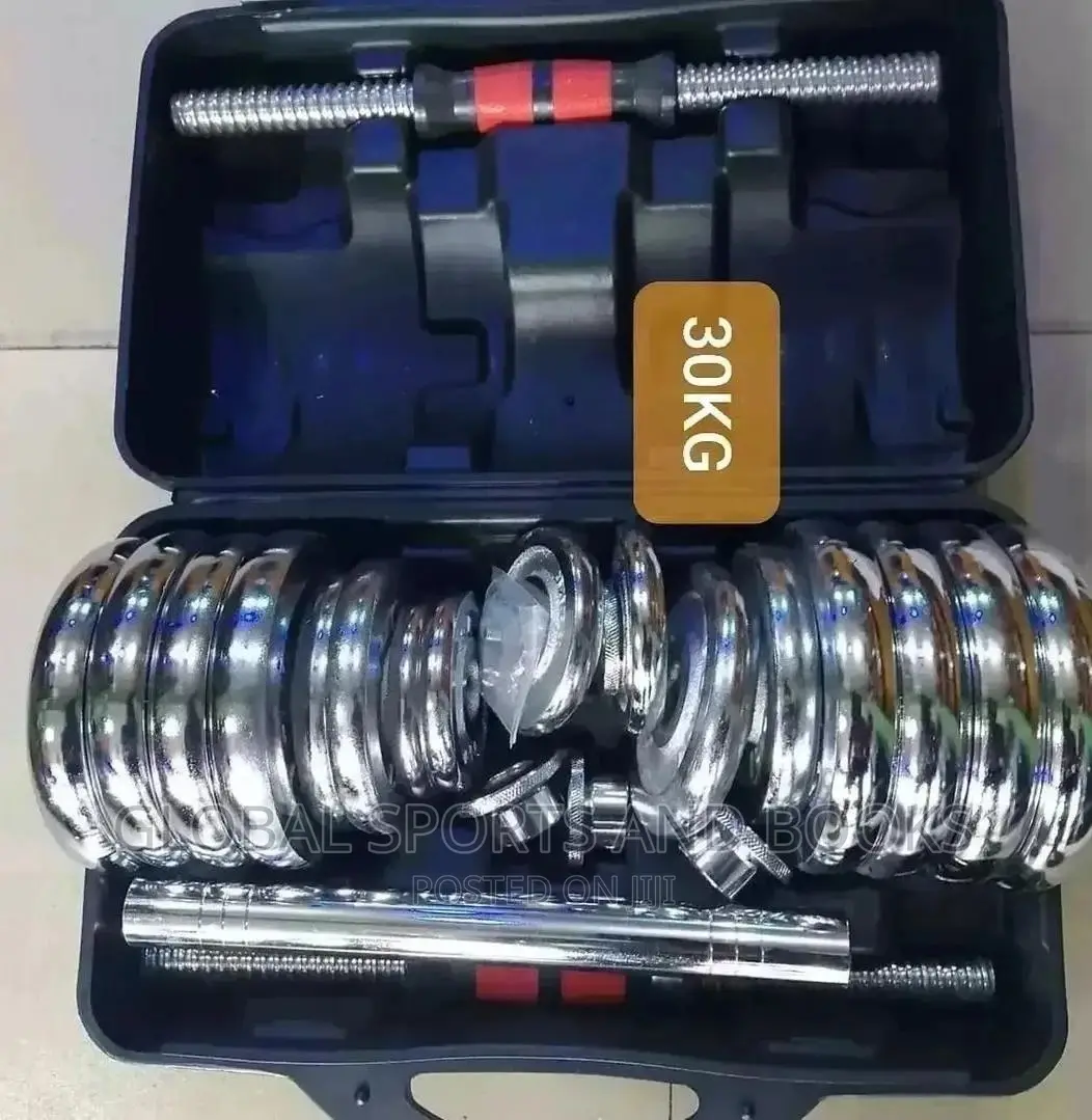 30kg Adjustable Chrome Dumbbell