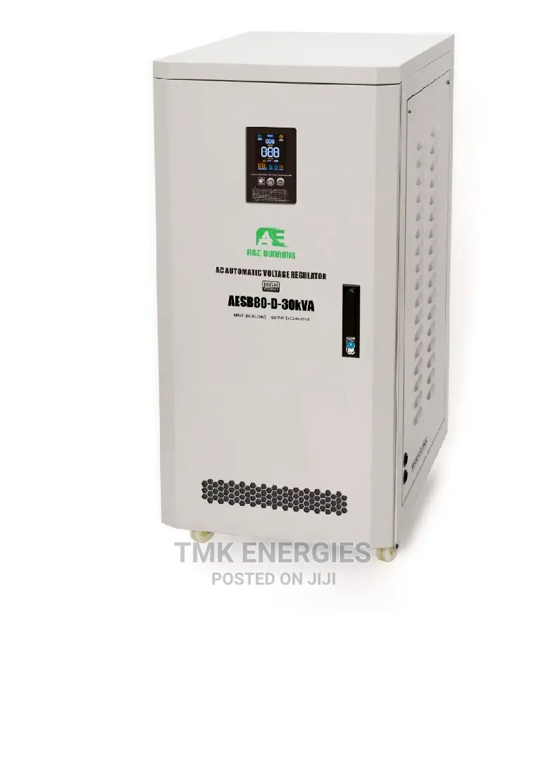 AE DUNAMIS 30KVA (80V-250V) Single-phase Servo Voltage Stabilizer.
