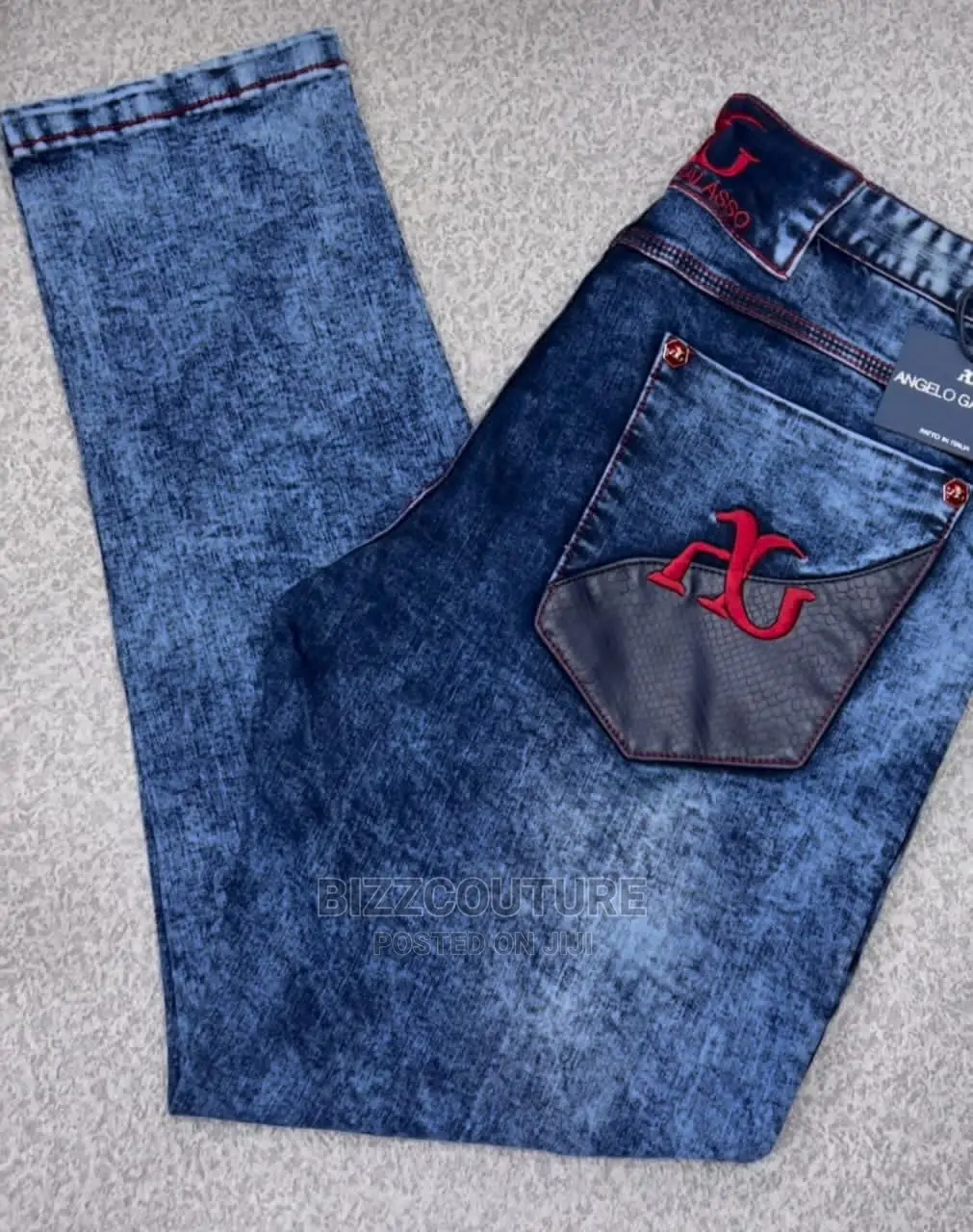 Original ANGELO GALASSO Italian Jeans Available in Store