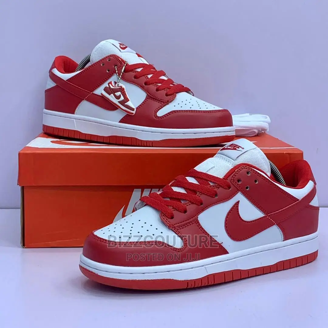 Original NIKE SB DUNK LOW Size 38-48 RED Available in Store