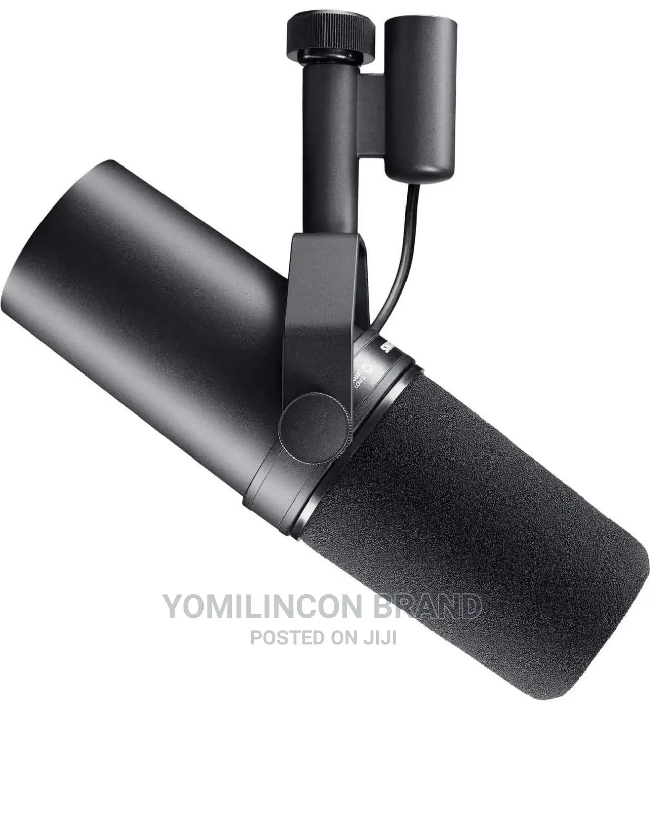 Shure SM7B Vocal Dynamic Microphone.