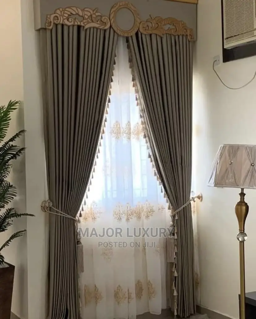 Super Turkey Curtains Material With Board Design