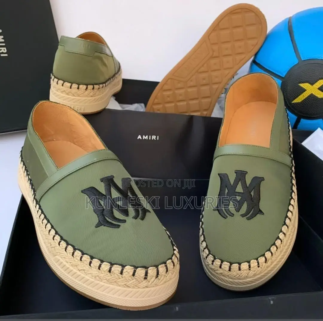 Original Amiri Classic Leather Loafers Shoe Available