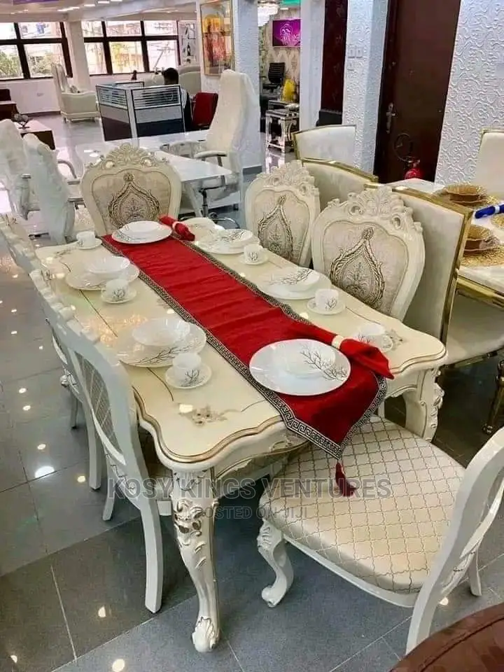 Quality 6 Seater Designed Royal Turkish Dinning Set.