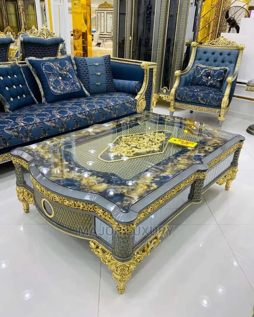 Modern 7 Seater Living Room Turkey Fabric Sofa Chair. 