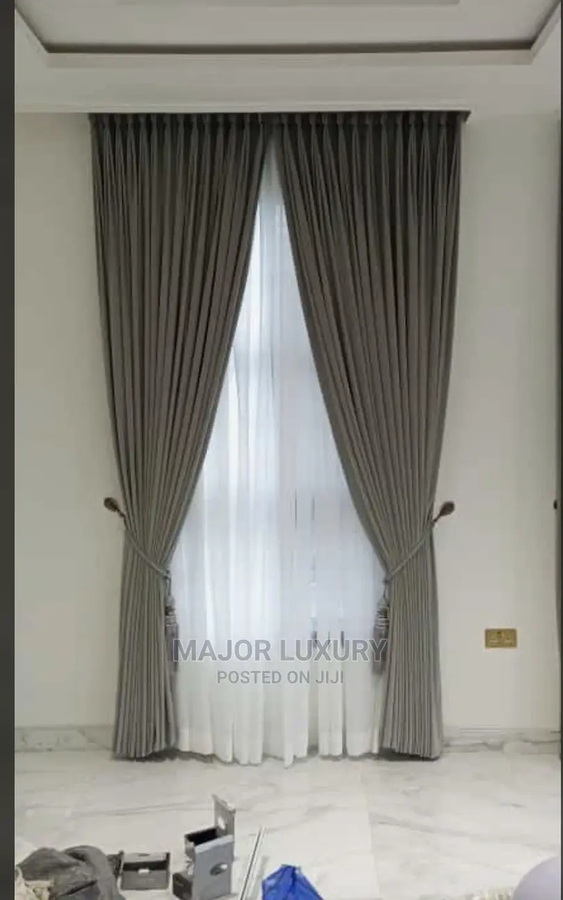 Turkish Curtain Designs Board and Pleated Complete Set