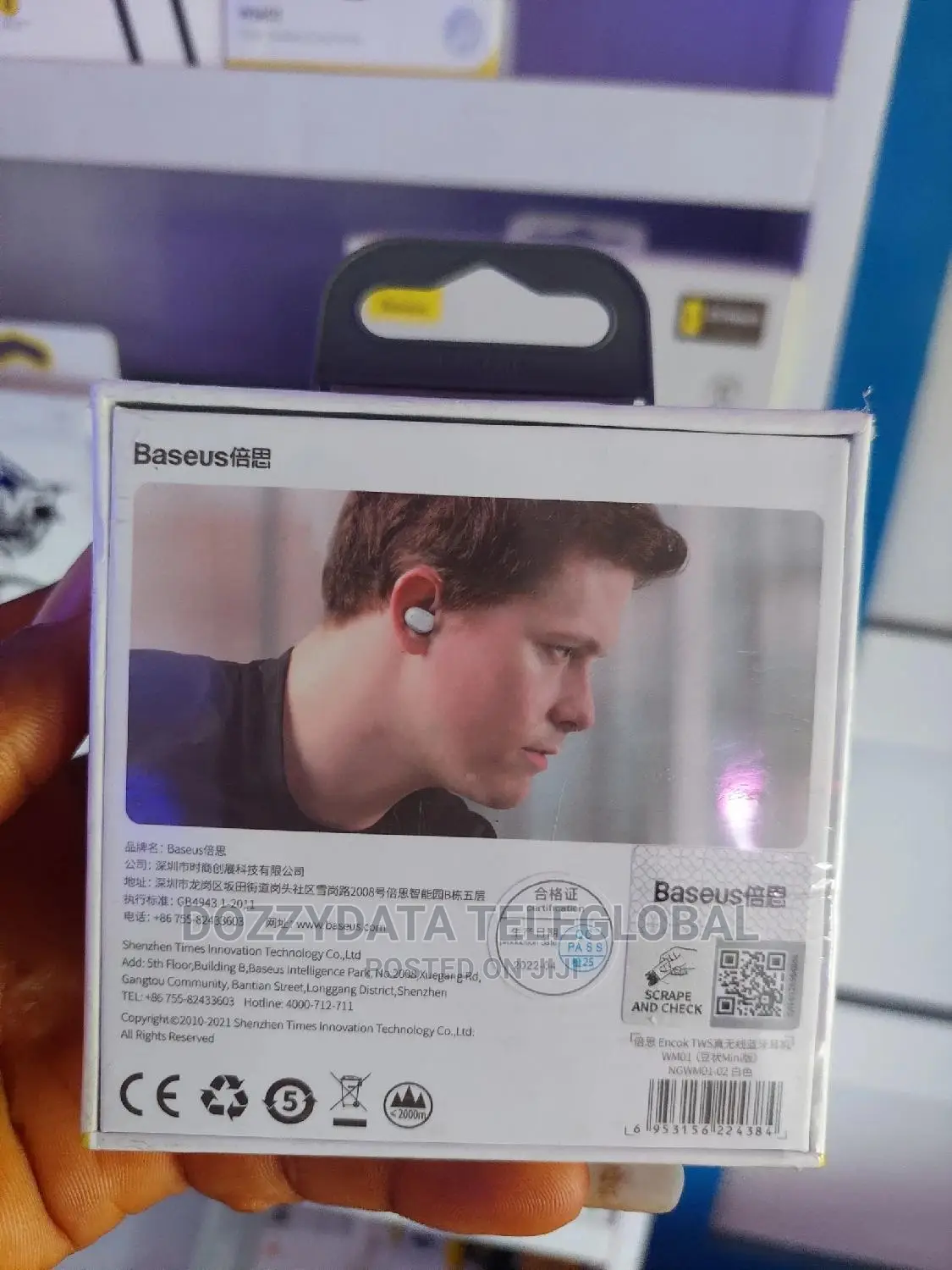 Baseus Encok True Wireless Earphones WM01- White