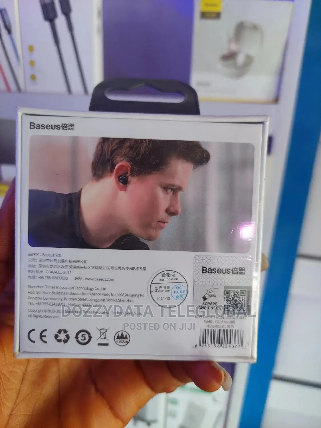 Baseus Encok True Wireless Earphones Wm01-Black