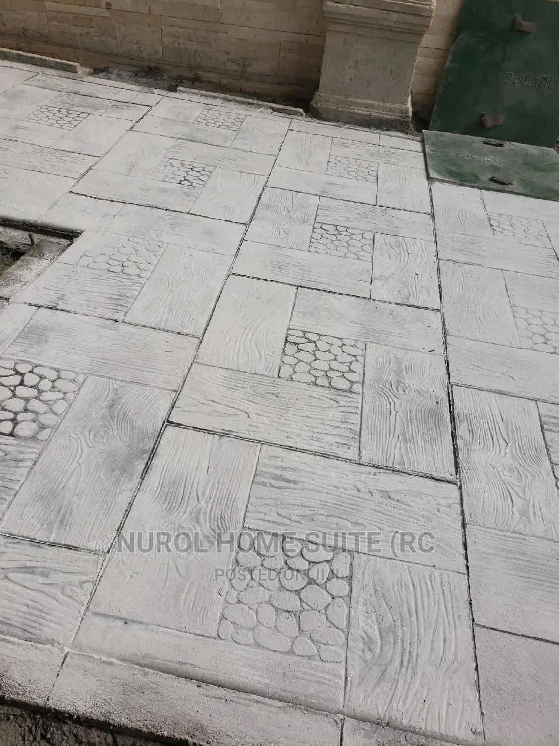 Modern Stamped Concrete Flooring System