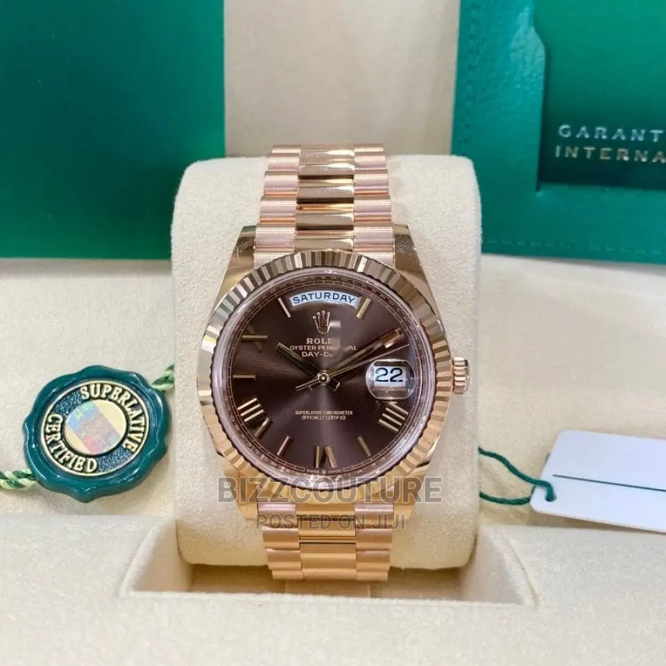 Original ROLEX Rose Grade AAA Day-Date Super Cloned Steel
