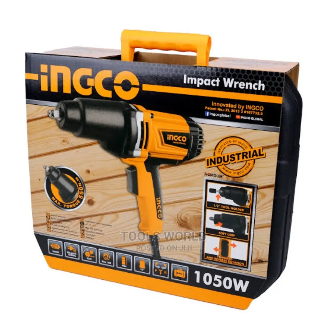 1050w Electric Impact Wrench With Hard Case and Free Socket