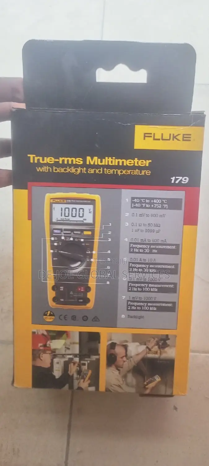 Fluke 179 True RMS Multimeter With Backlight and Temperature
