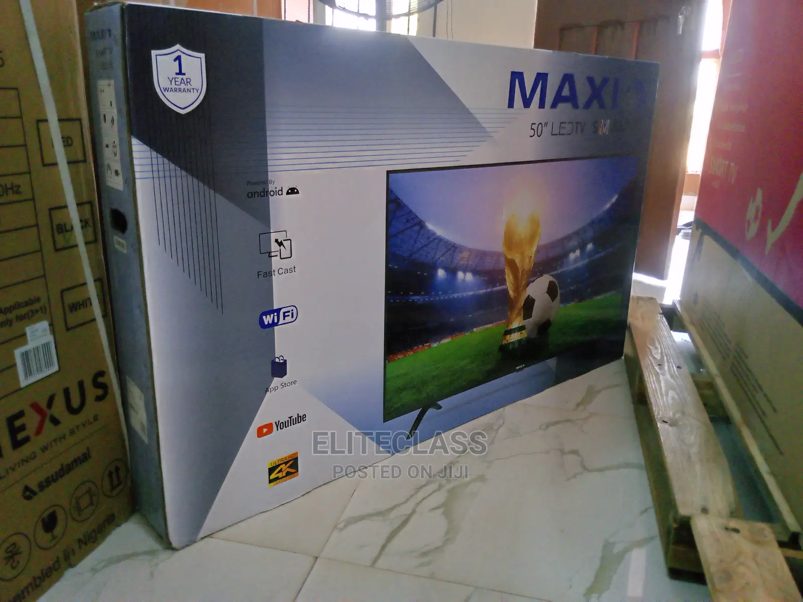 High Quality MAXI 50 INCHES SMART TV WITH Internet Features