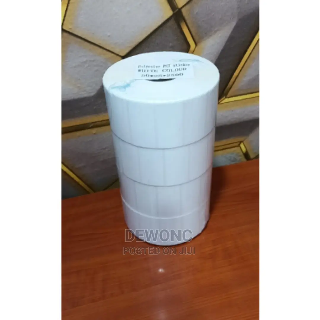 50*25mm*2500pcs Polyester Sticker