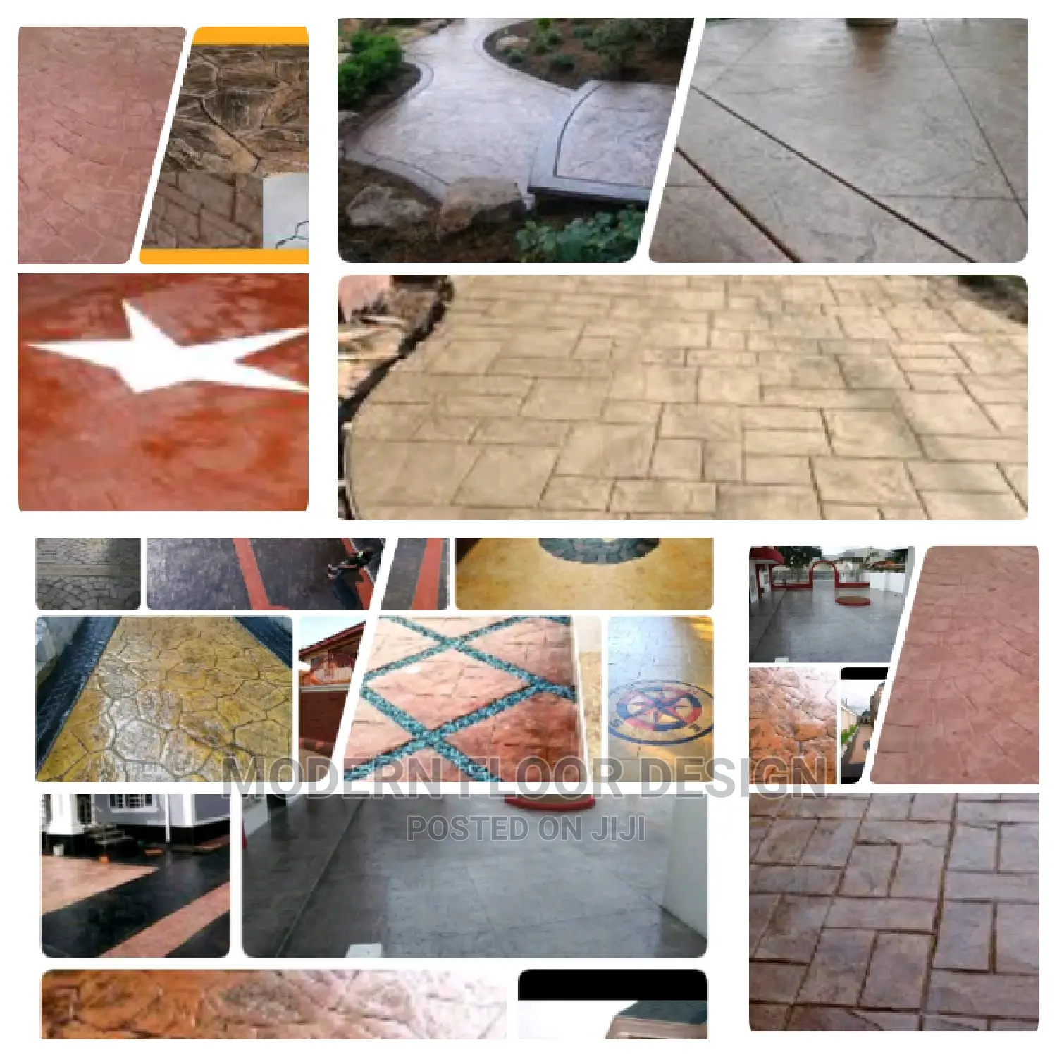 Mostly Stronger Stamps Floor