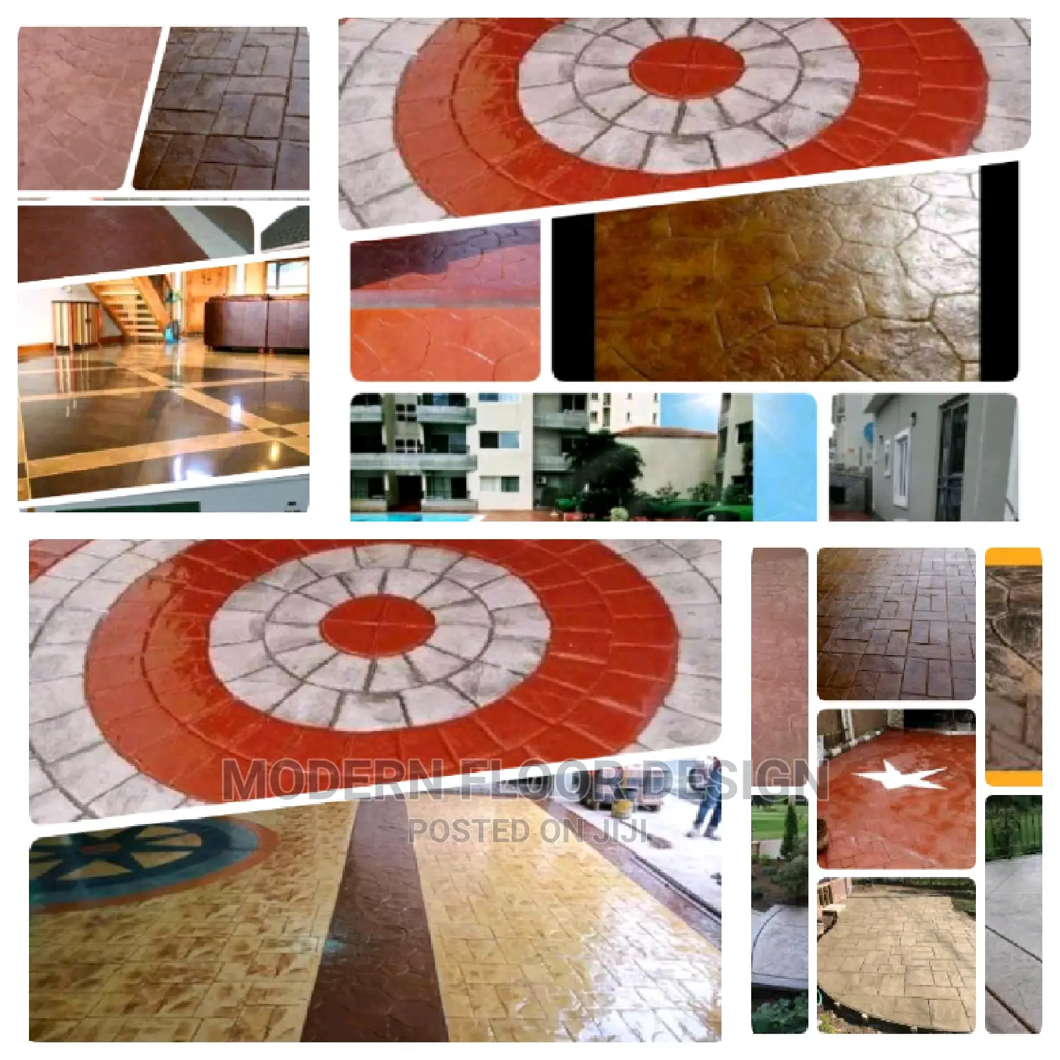 City Mostly Stamps Floor