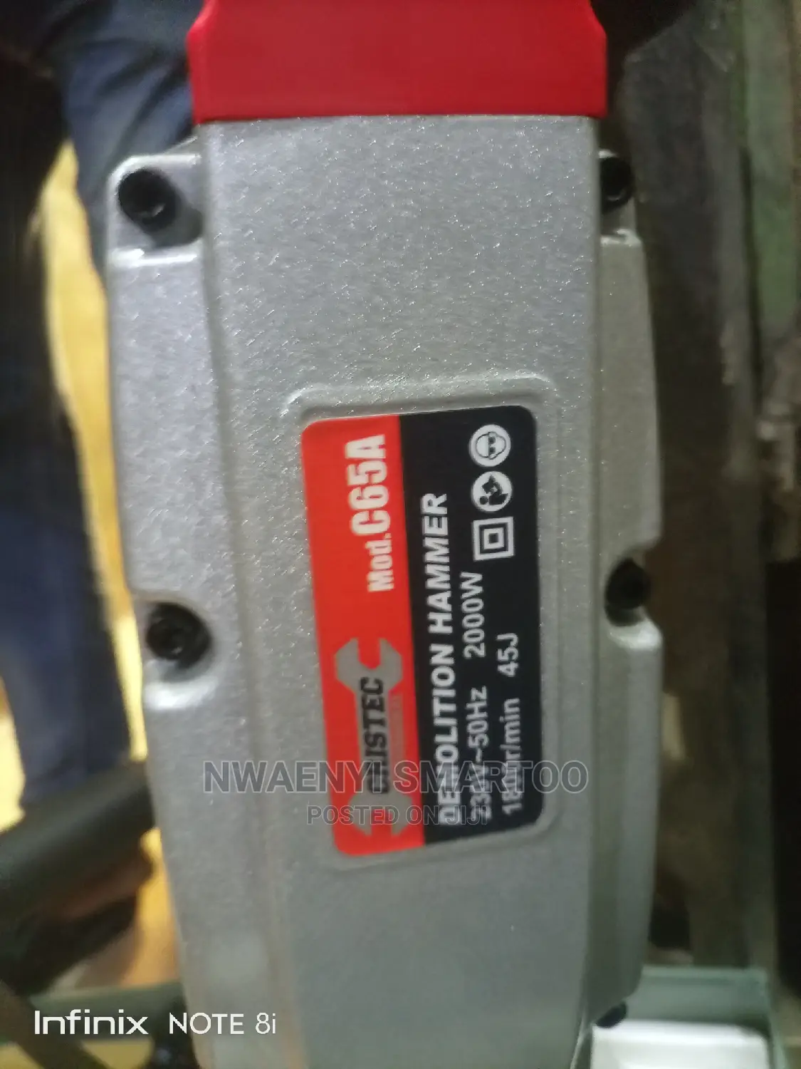 Original 2000watts Electric Jack Hammer Machine