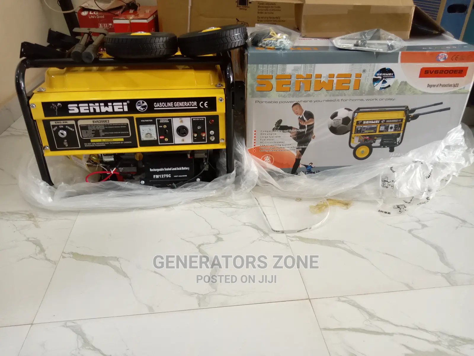 4.5kva Senwei Gasoline Generator -Automatic-Sv6200e2
