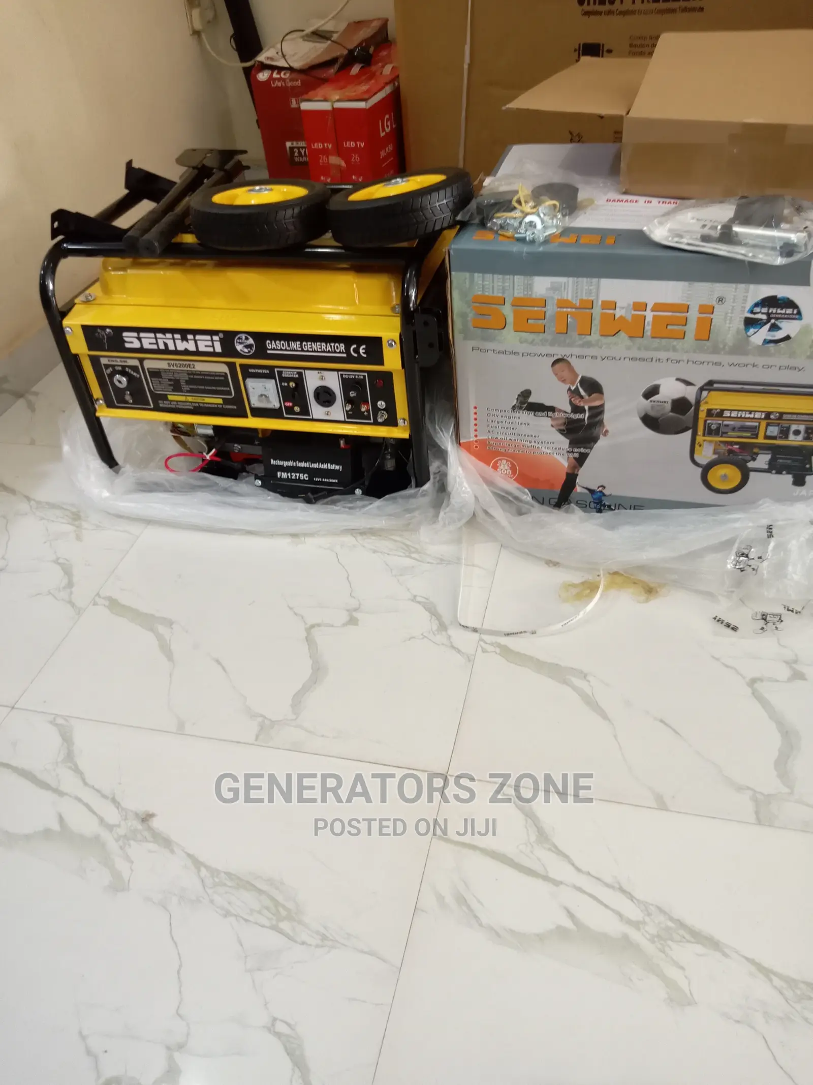 4.5kva-Automatic Senwei Gasoline Generator-15l | Sv6200e2