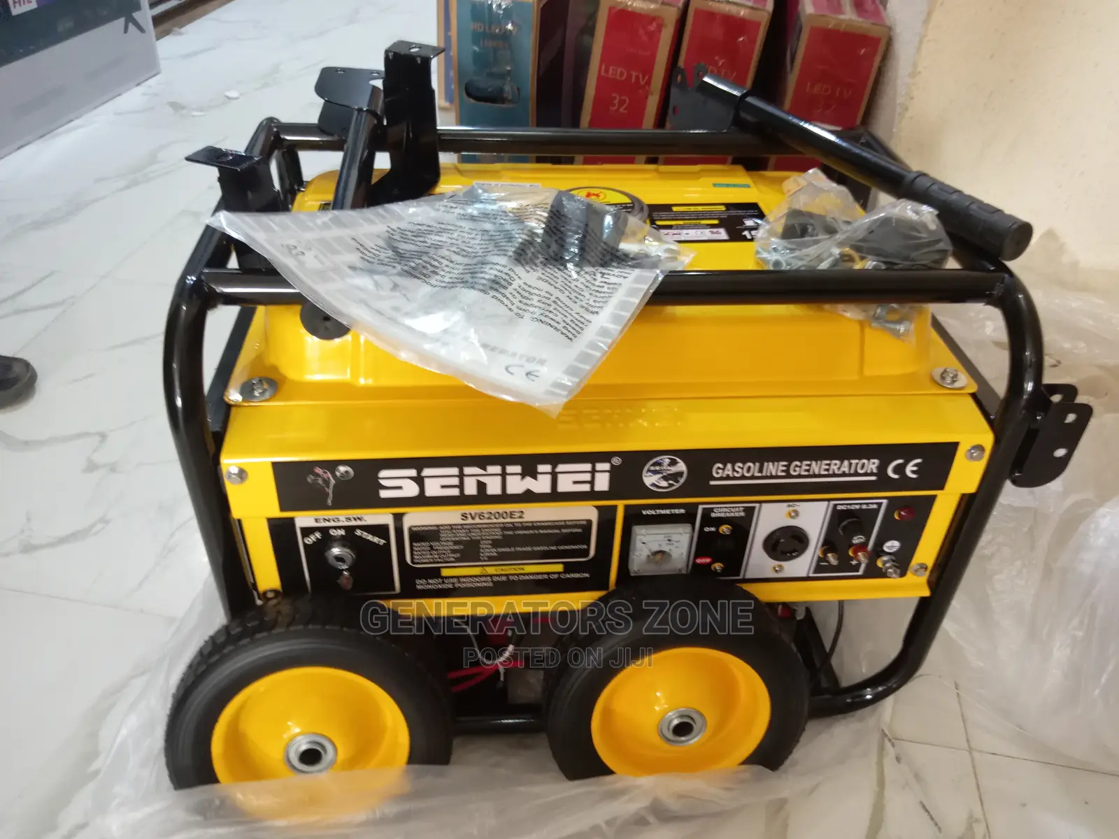 4.5kva-Automatic Senwei Gasoline Generator-15l | Sv6200e2