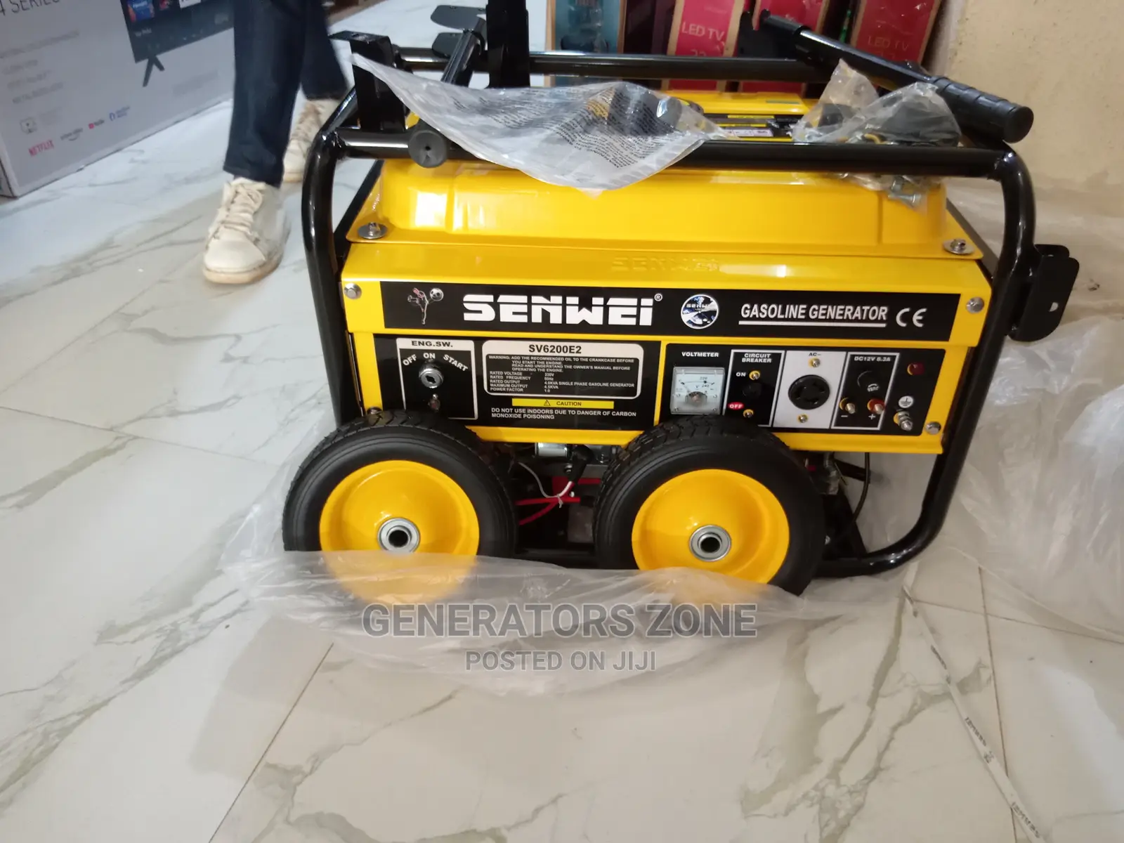 Brand New Senwei 4.5kva Sv6200e2 Key Starter Generator
