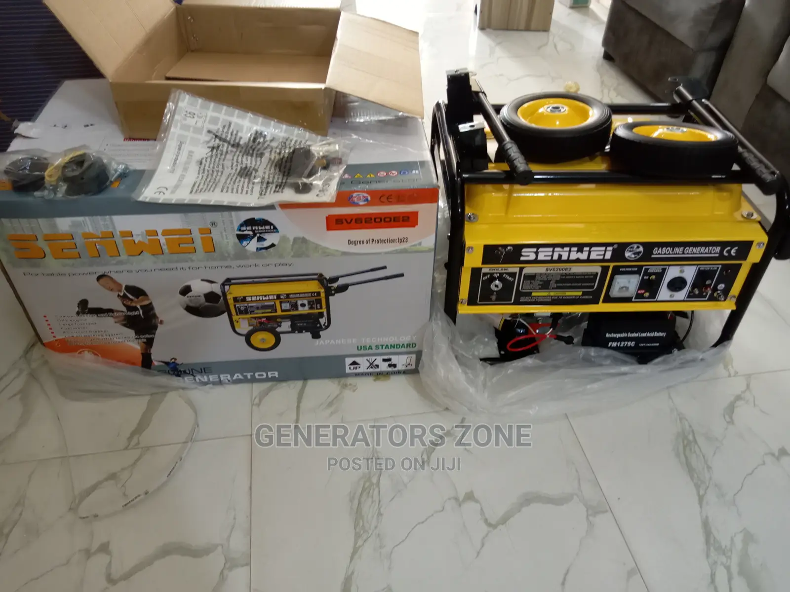 Original Senwei House Generator-4.5kva Sv6200e2 ( Key Start)