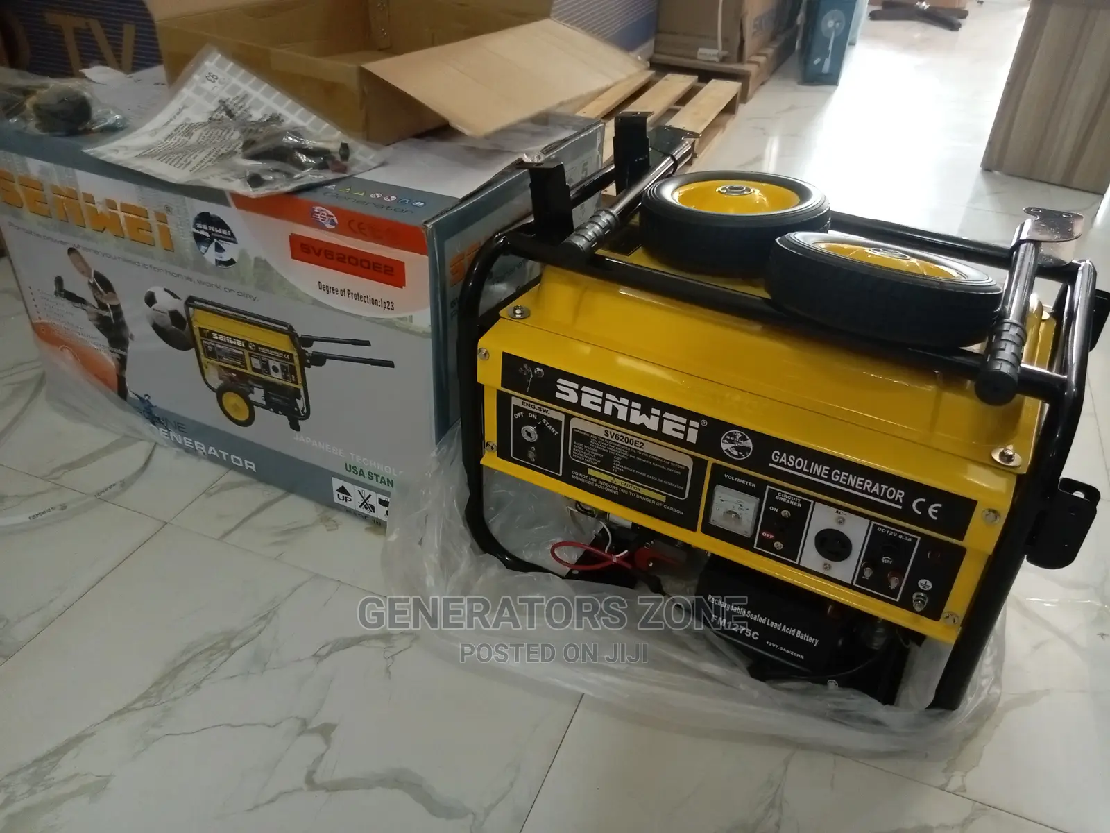 Brand New Senwei (Sv6200e2)-4.5kva Automatic Generator
