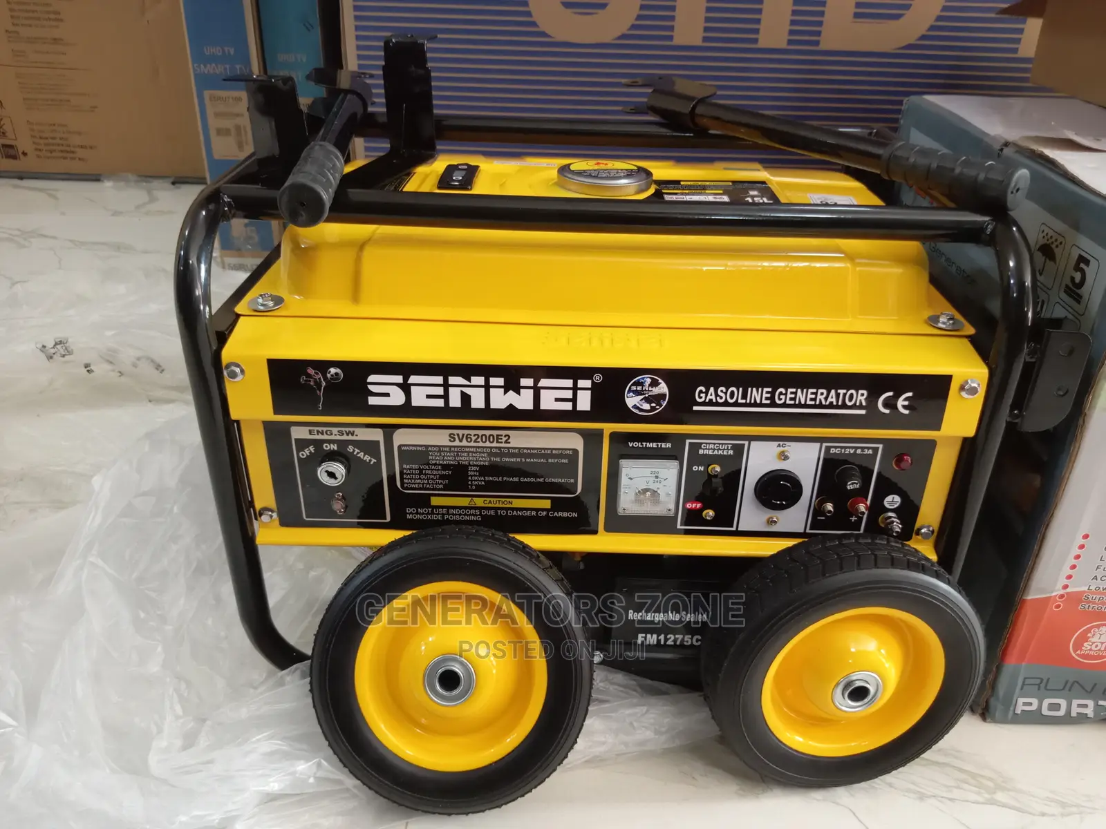 Brand New Senwei (Sv6200e2)-4.5kva Automatic Generator