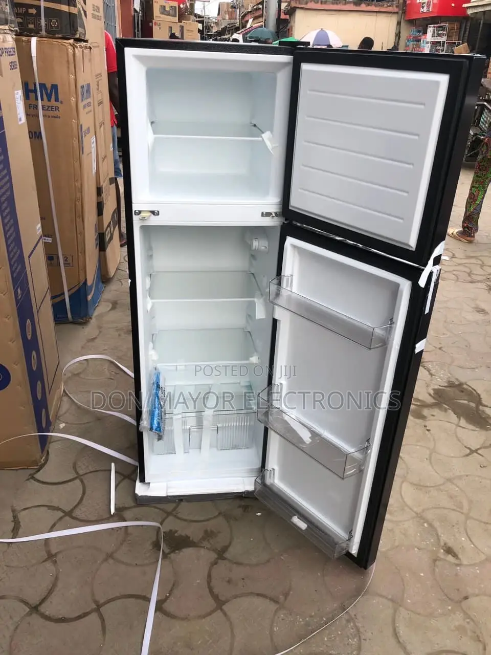 Midea Double Door Refrigerator Hs216
