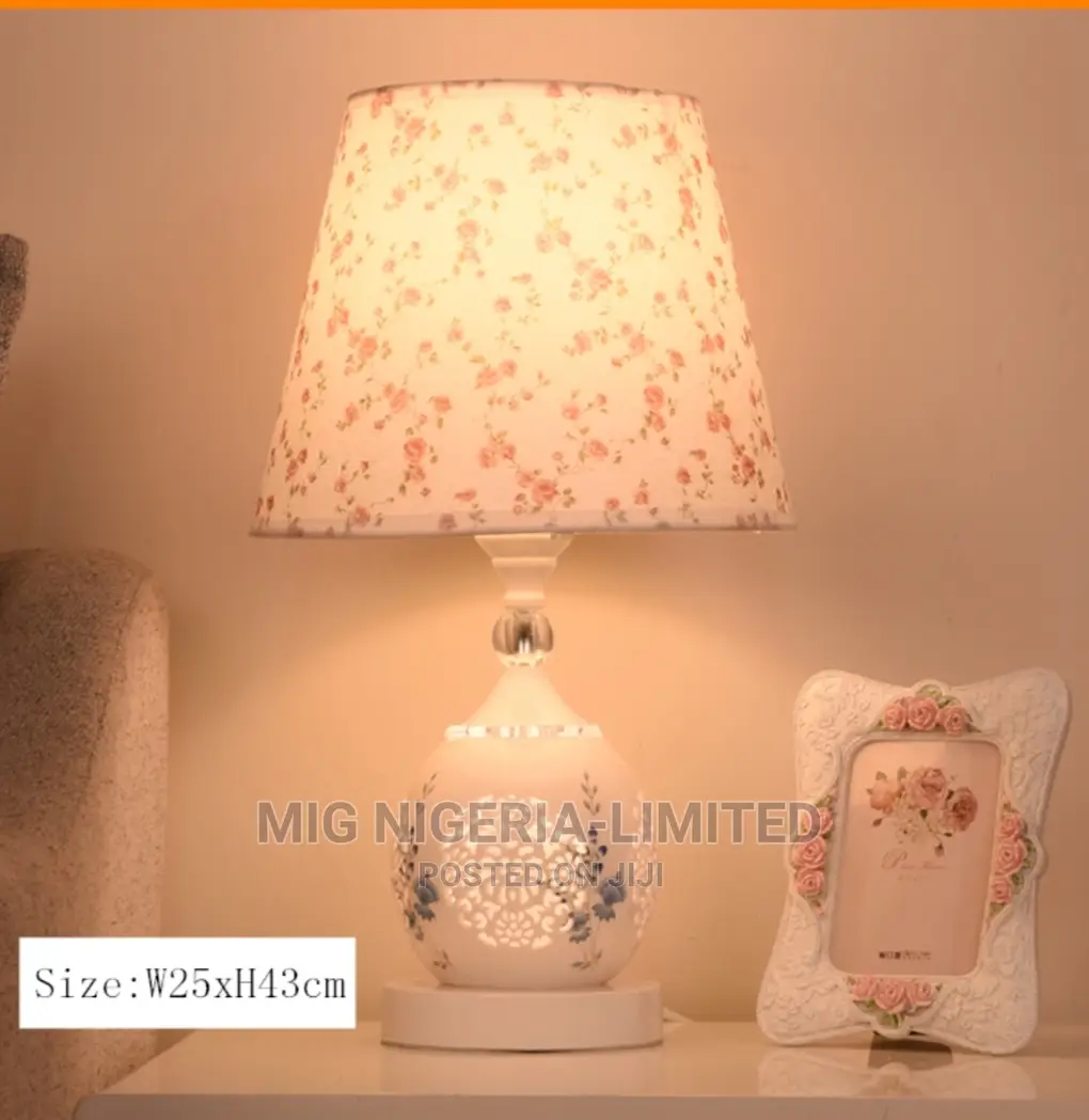 Bedside Table Lamp Gold Design