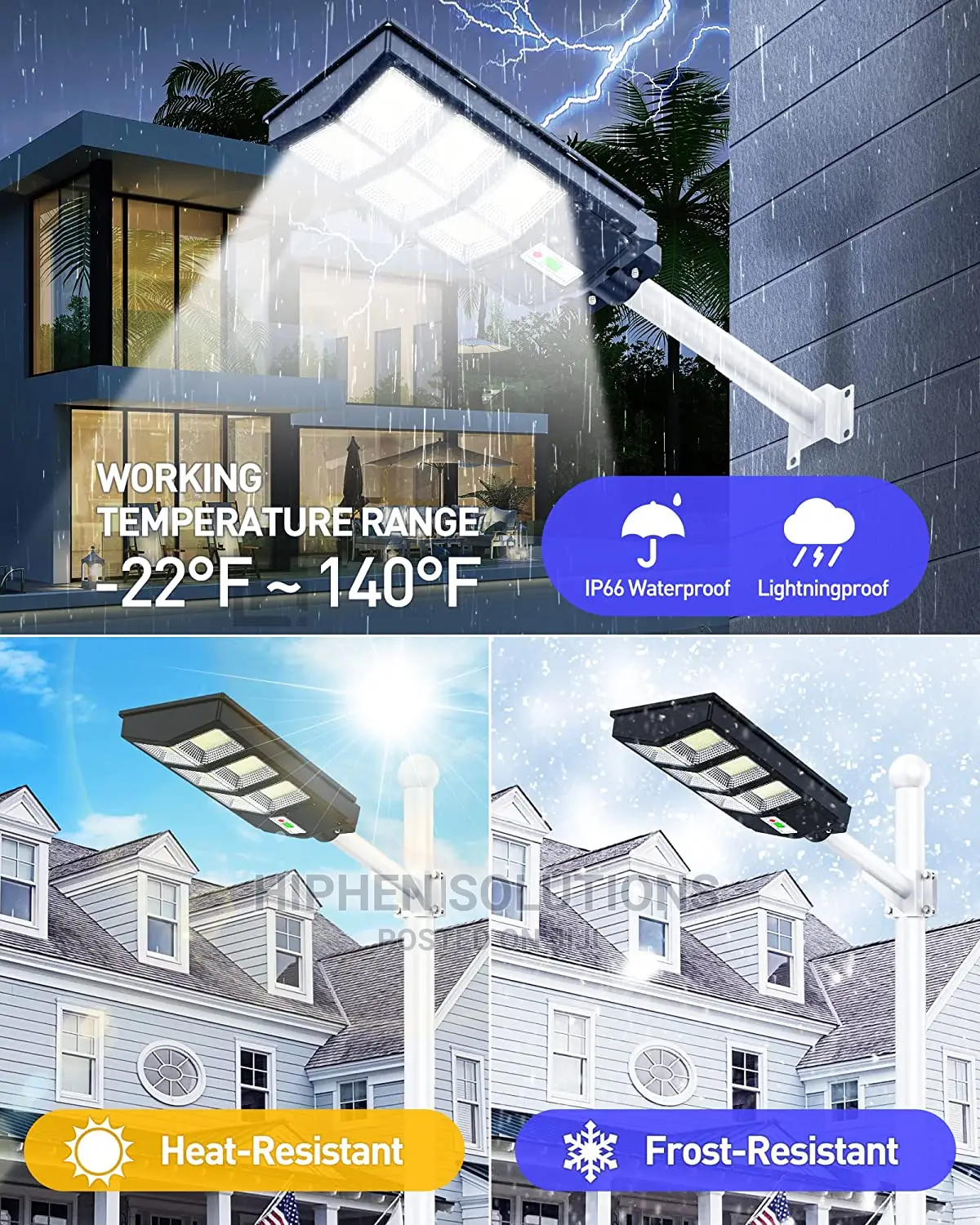 Alphar 300W Solar Street Light