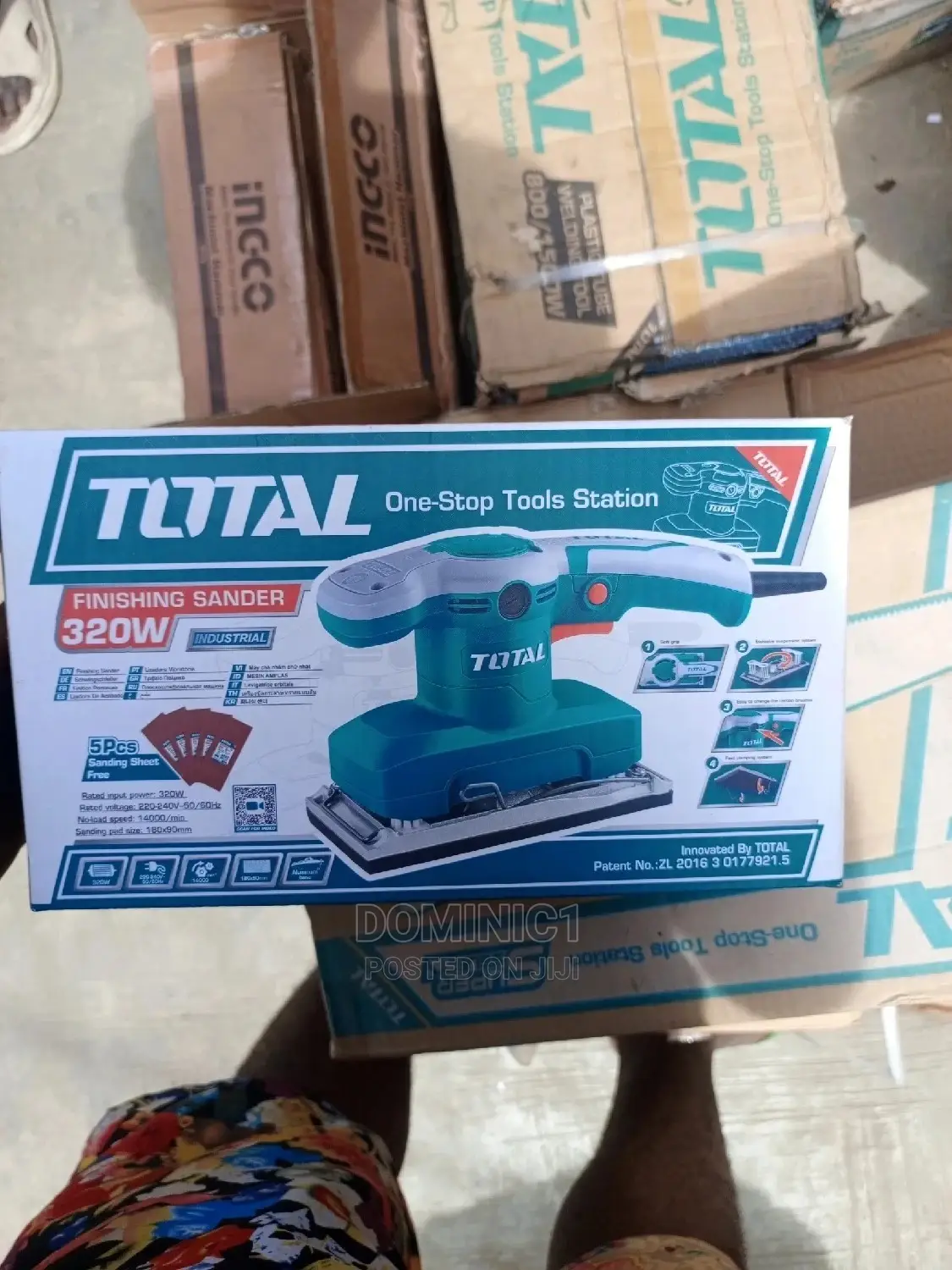 Total Finishing Sander Machine