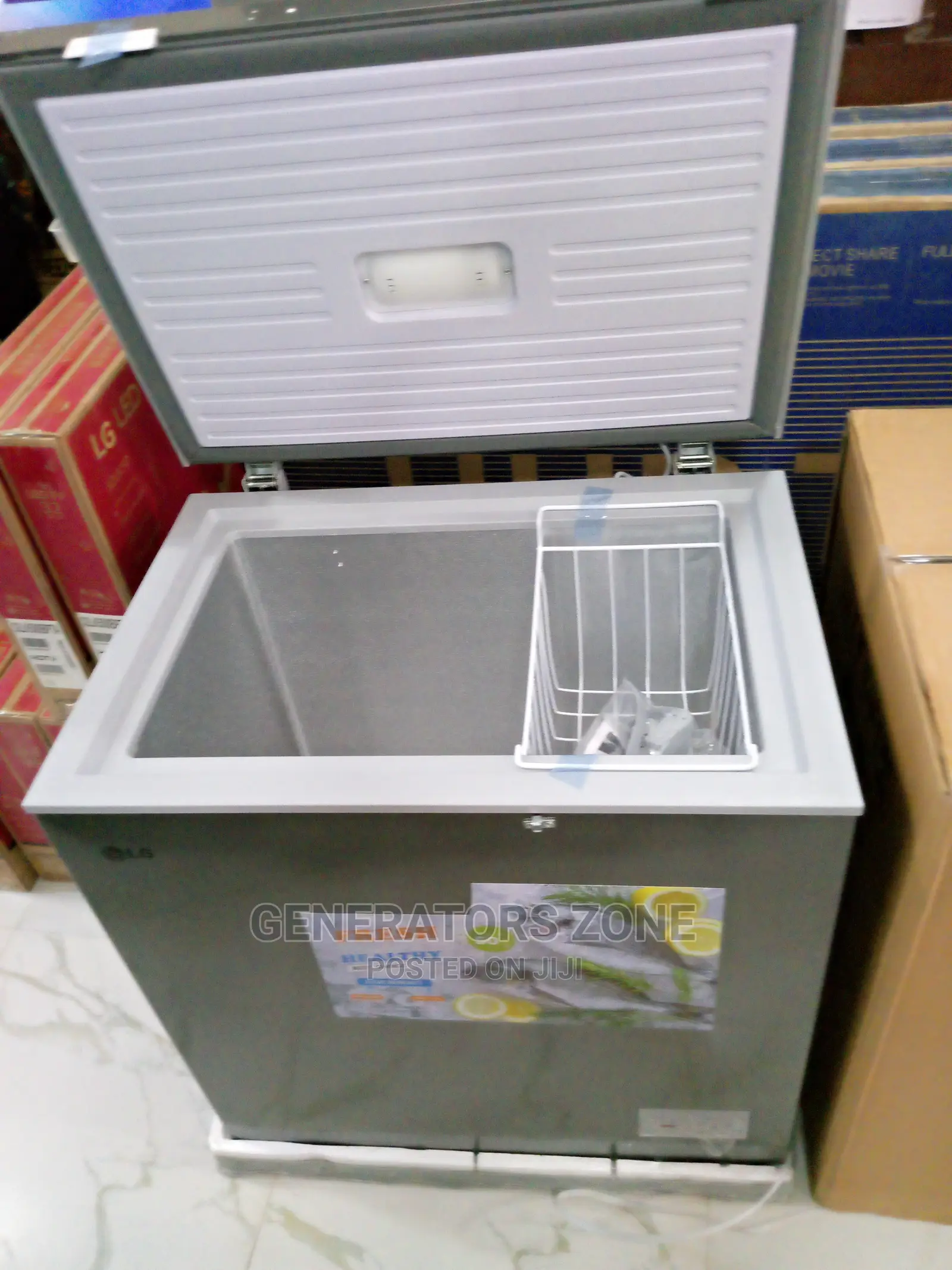 LG Gc-238 Chest Freezer| Key Lock +Led Light