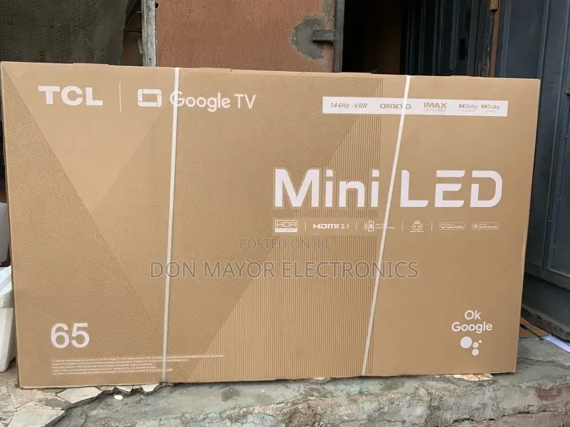 TCL 65C825(65” Hdr,Qled)Mini LED Android TV