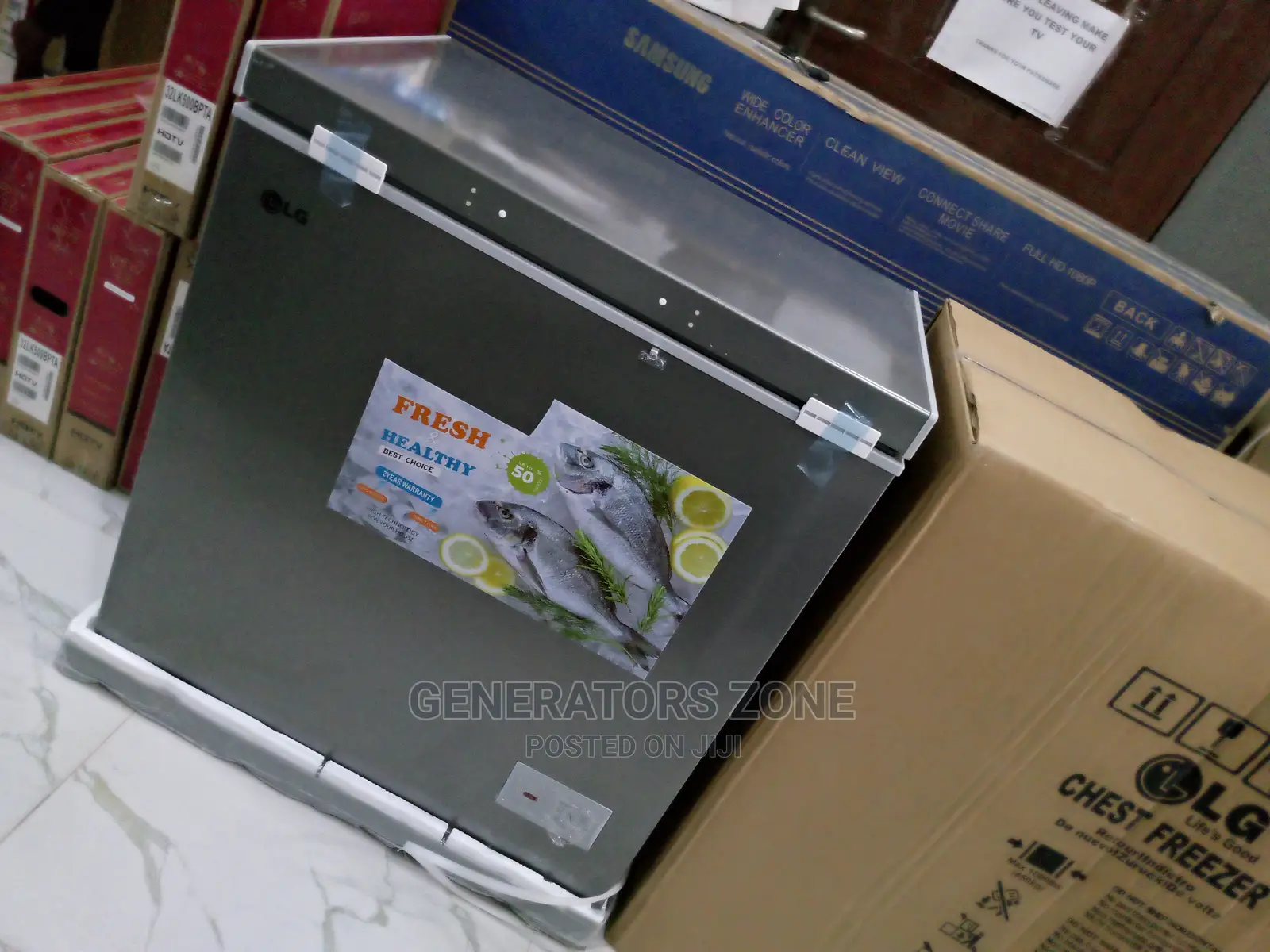 Lg- Gc-238- 150l-Freestanding Chest Freezer