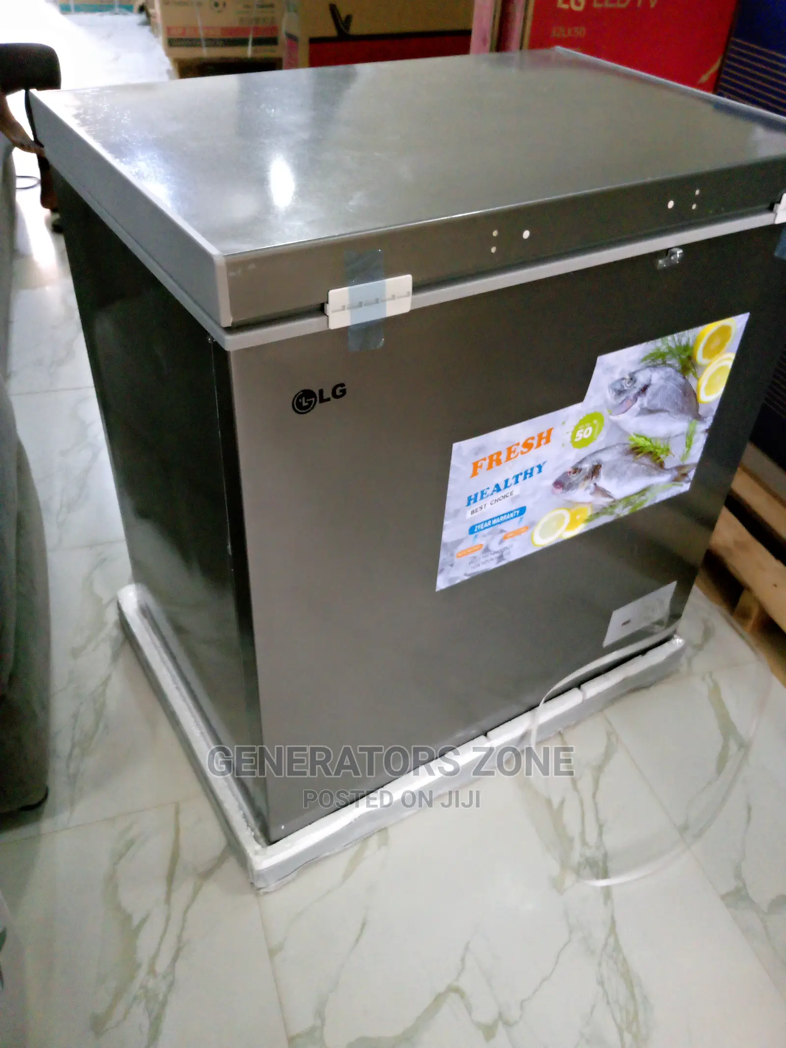 Affordable LG Chest Freezer-silver+Key Lock ( Gc-238)