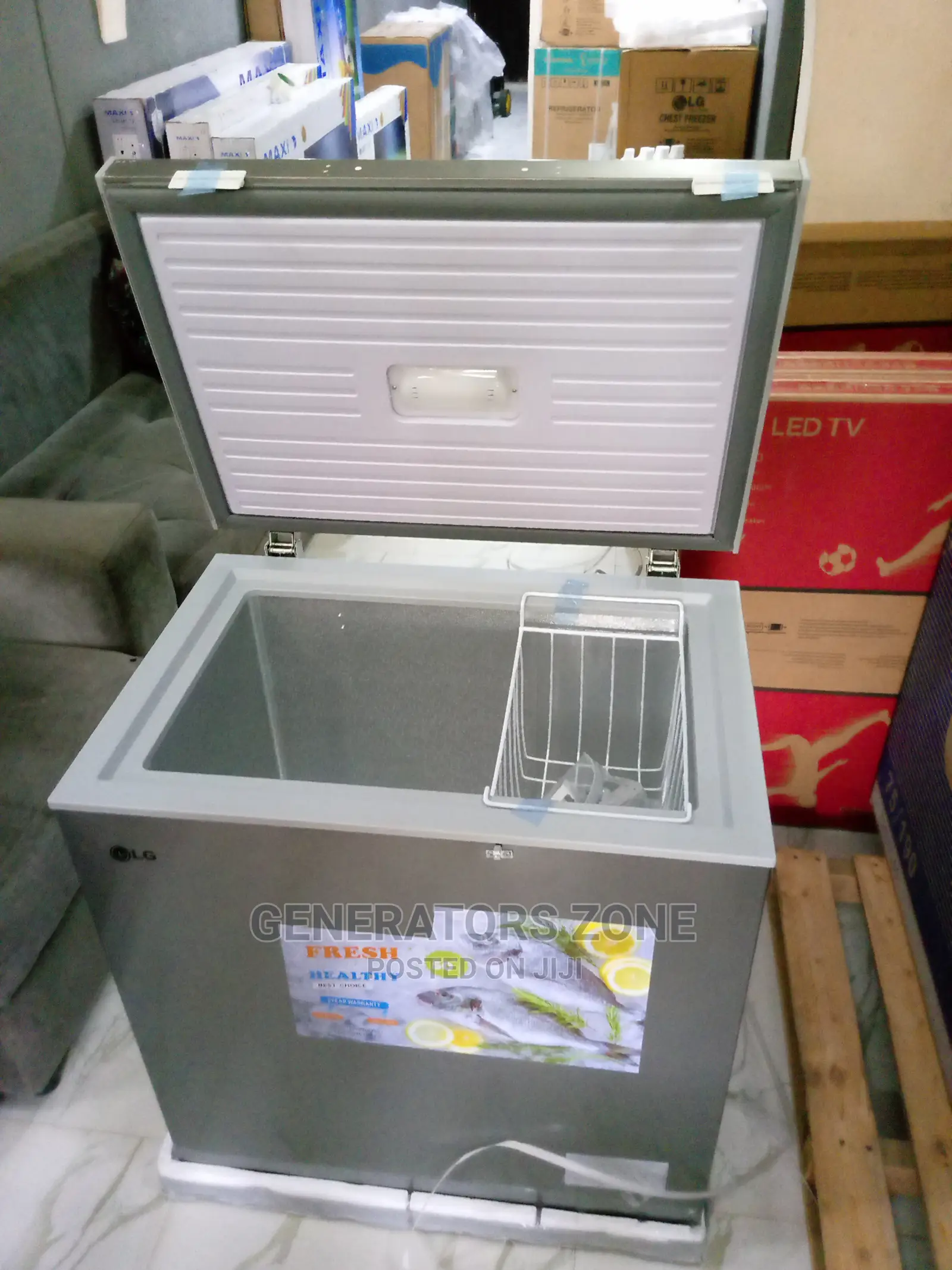 Affordable LG Chest Freezer-silver+Key Lock ( Gc-238)
