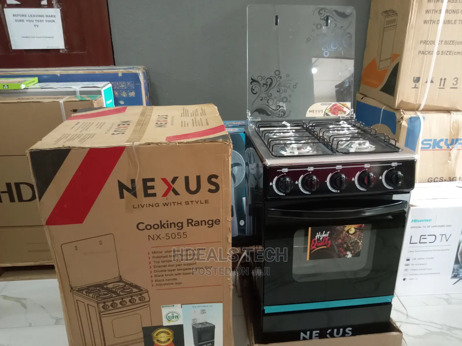 New Nexus 50x50 Gas Cooker [NX-5055].