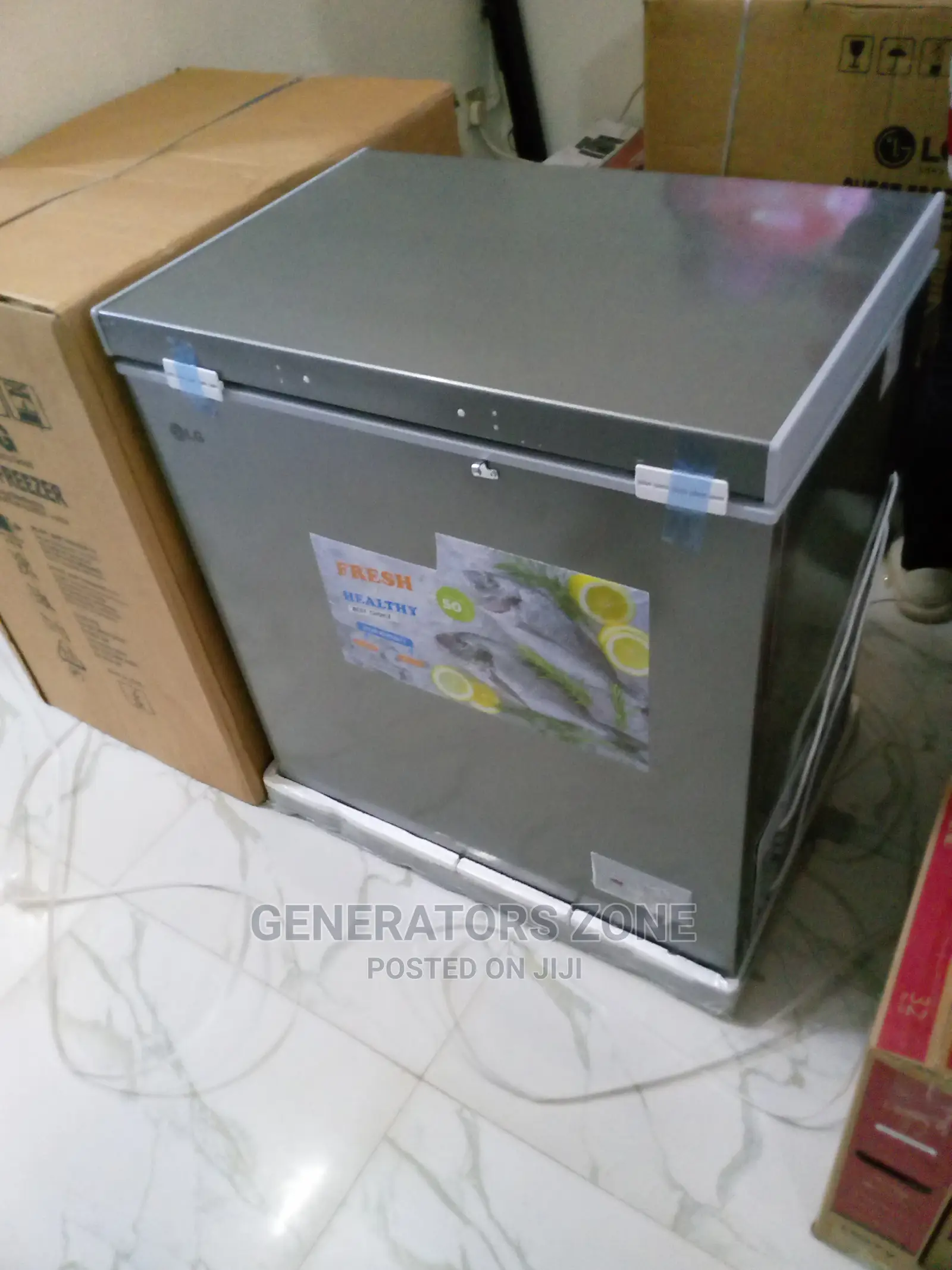150ltrs- Key Lock +Led Light | LG Chest Freezer Gc-238